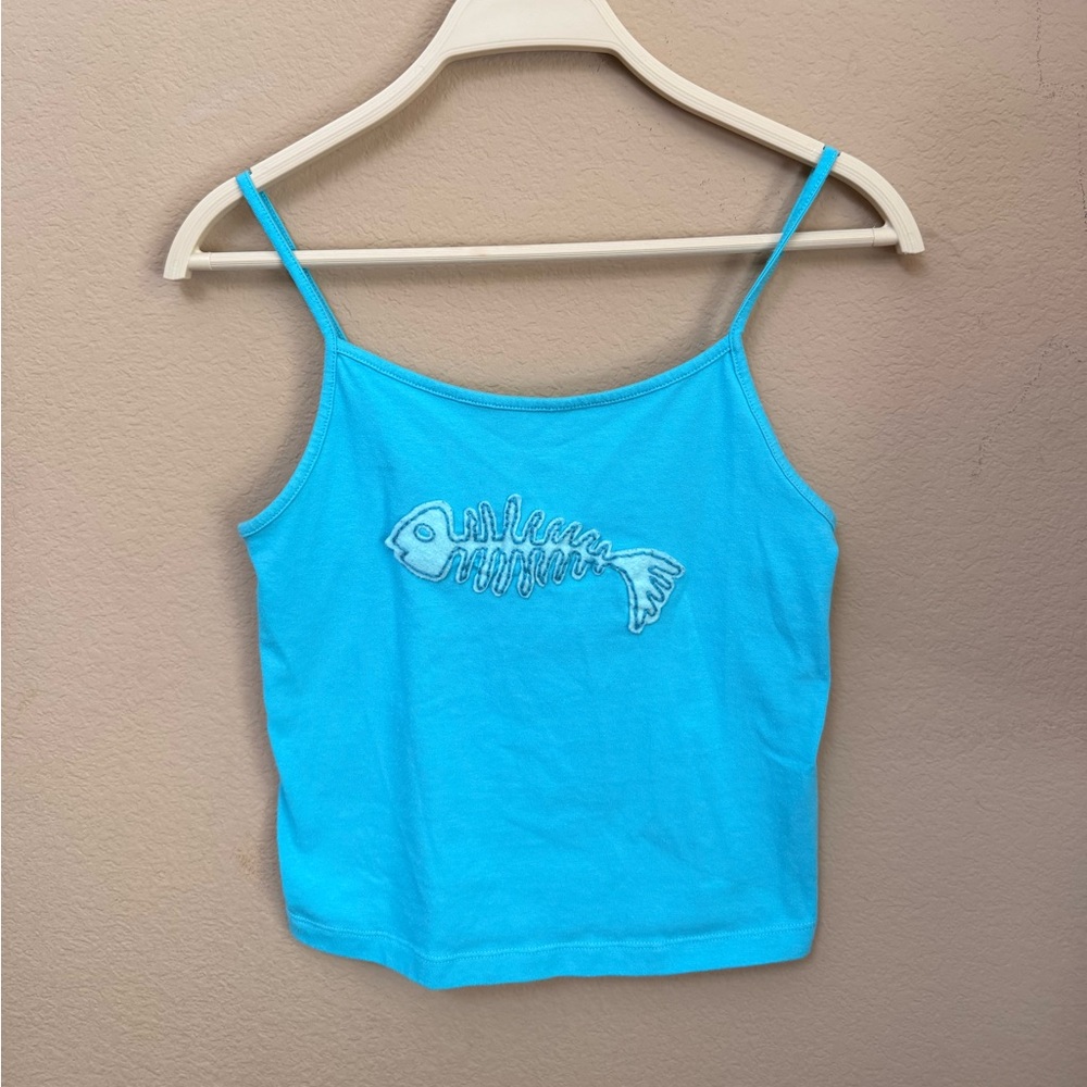 Hand Embroidered Fish Bone Cami